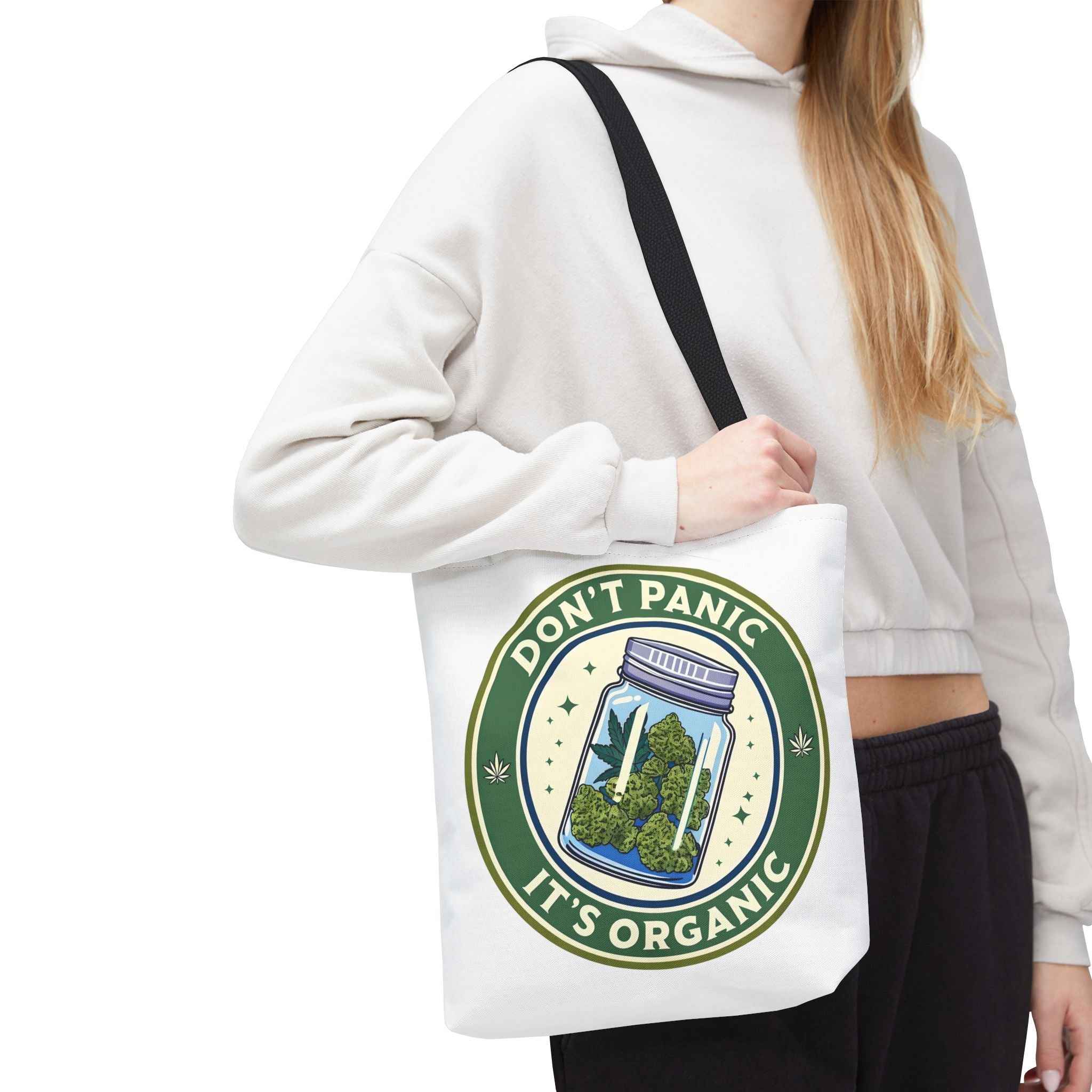 Don’t Panic Tote — Organic Mayhem Edition