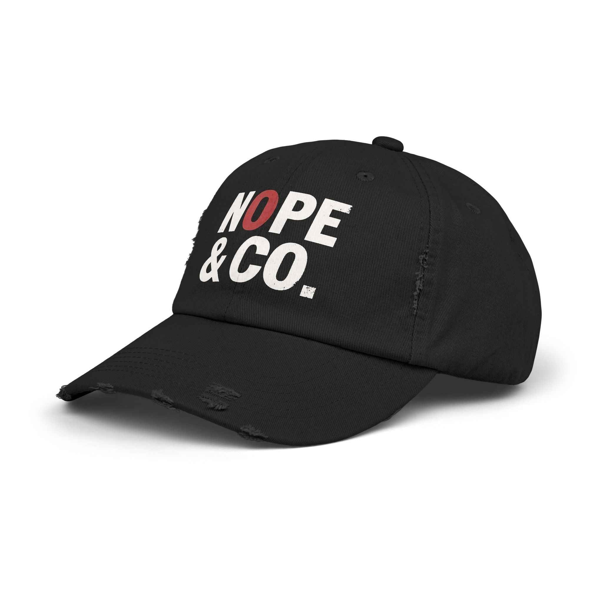 NOPE & CO. Distressed Cap