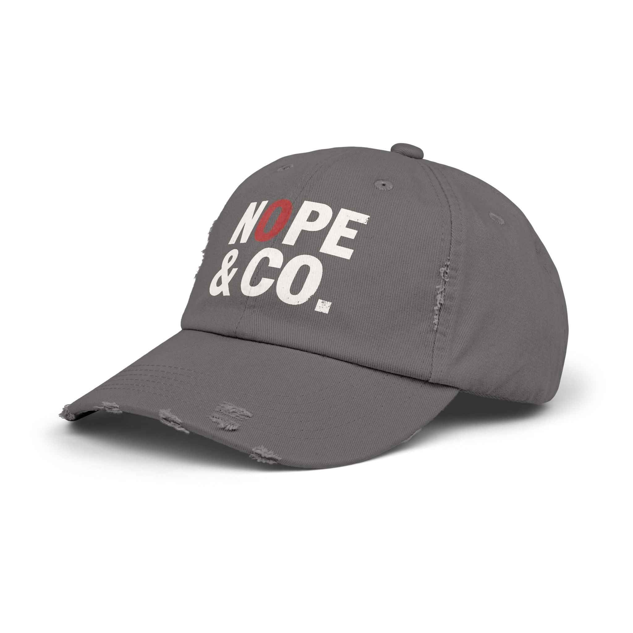 NOPE & CO. Distressed Cap