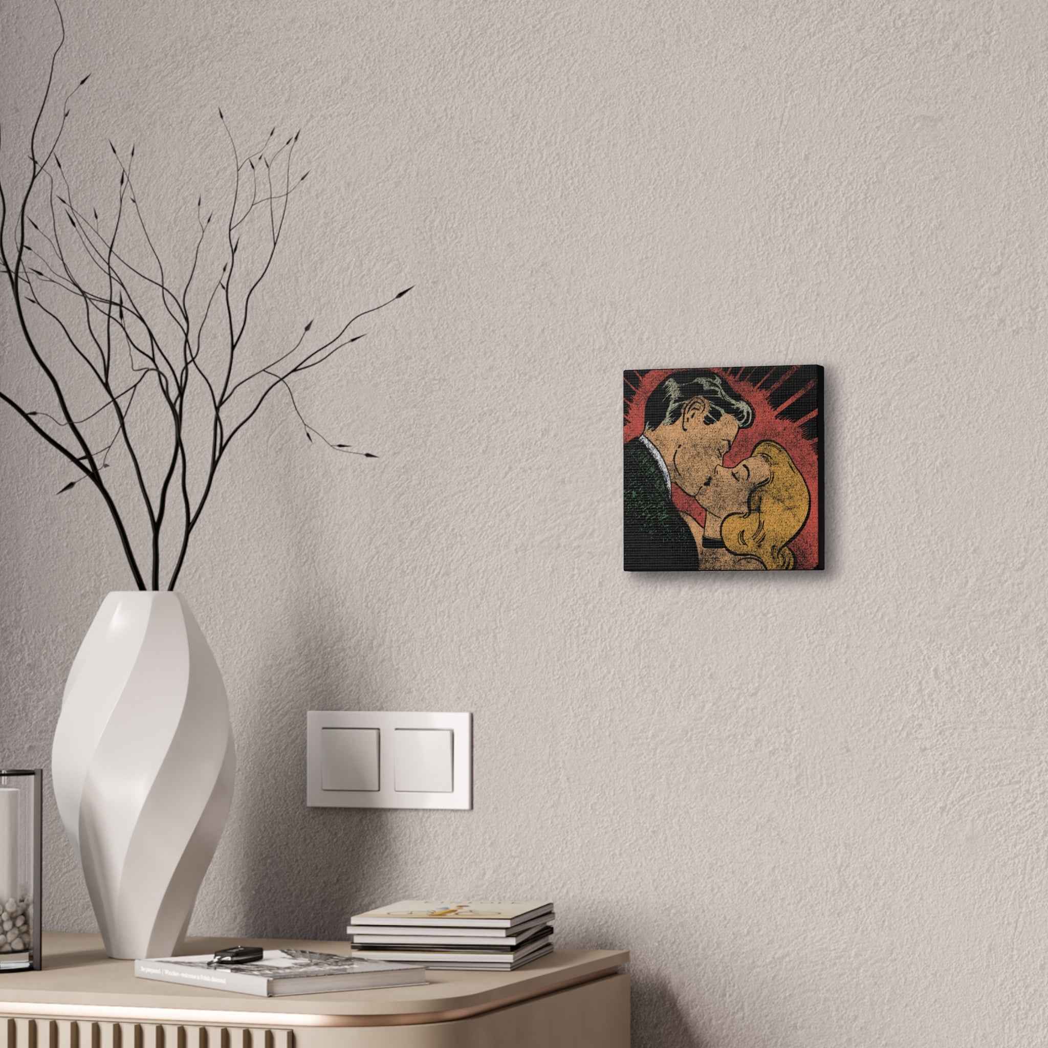 Kiss me you fool Canvas