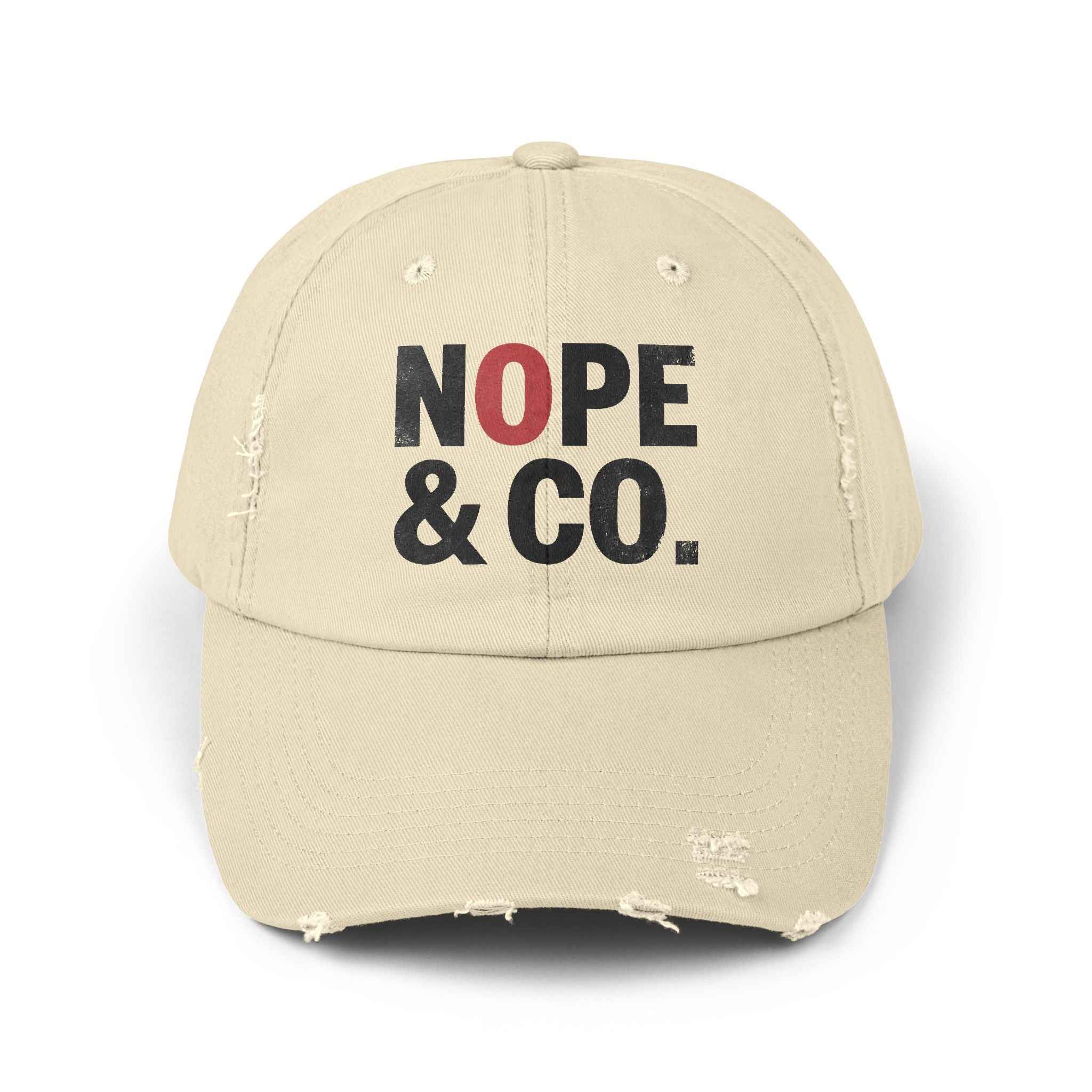 NOPE & CO. Distressed Cap