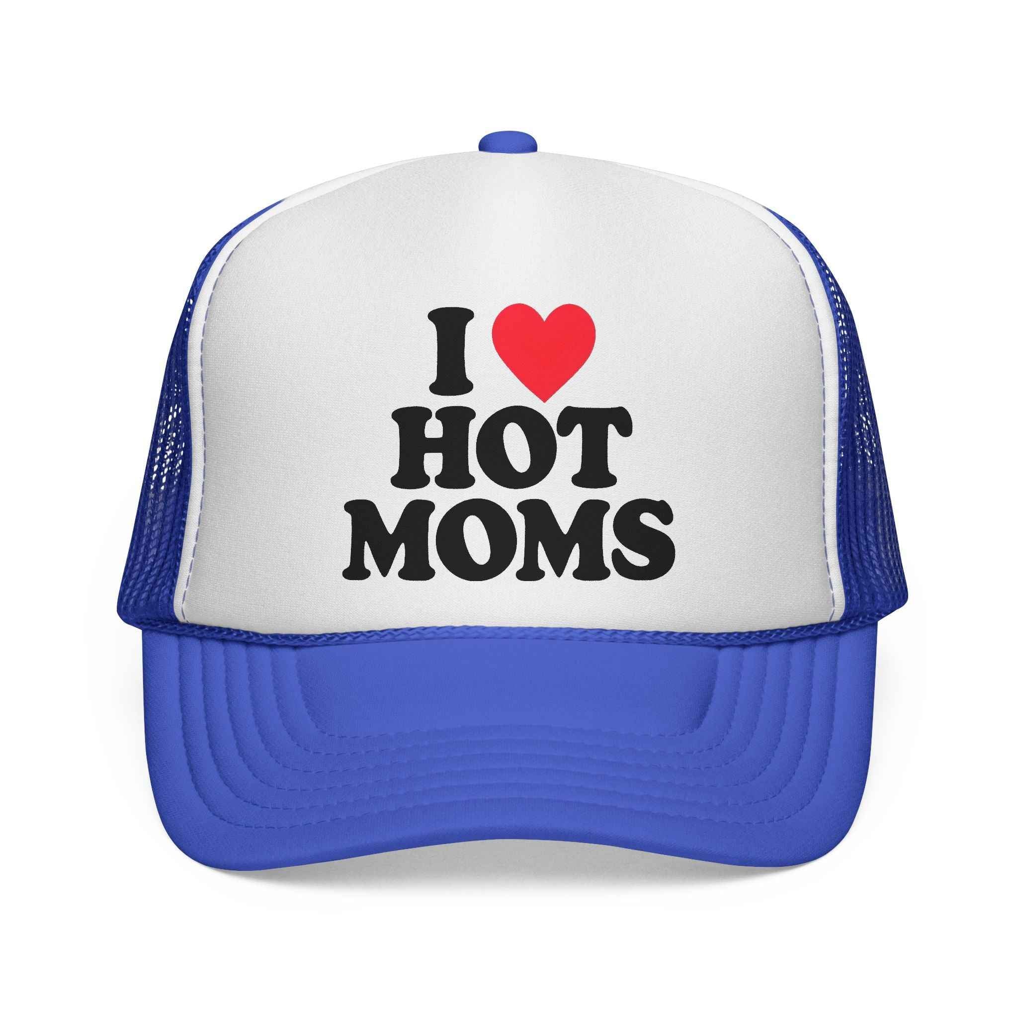 I ❤️ HOT MOMS Trucker Cap