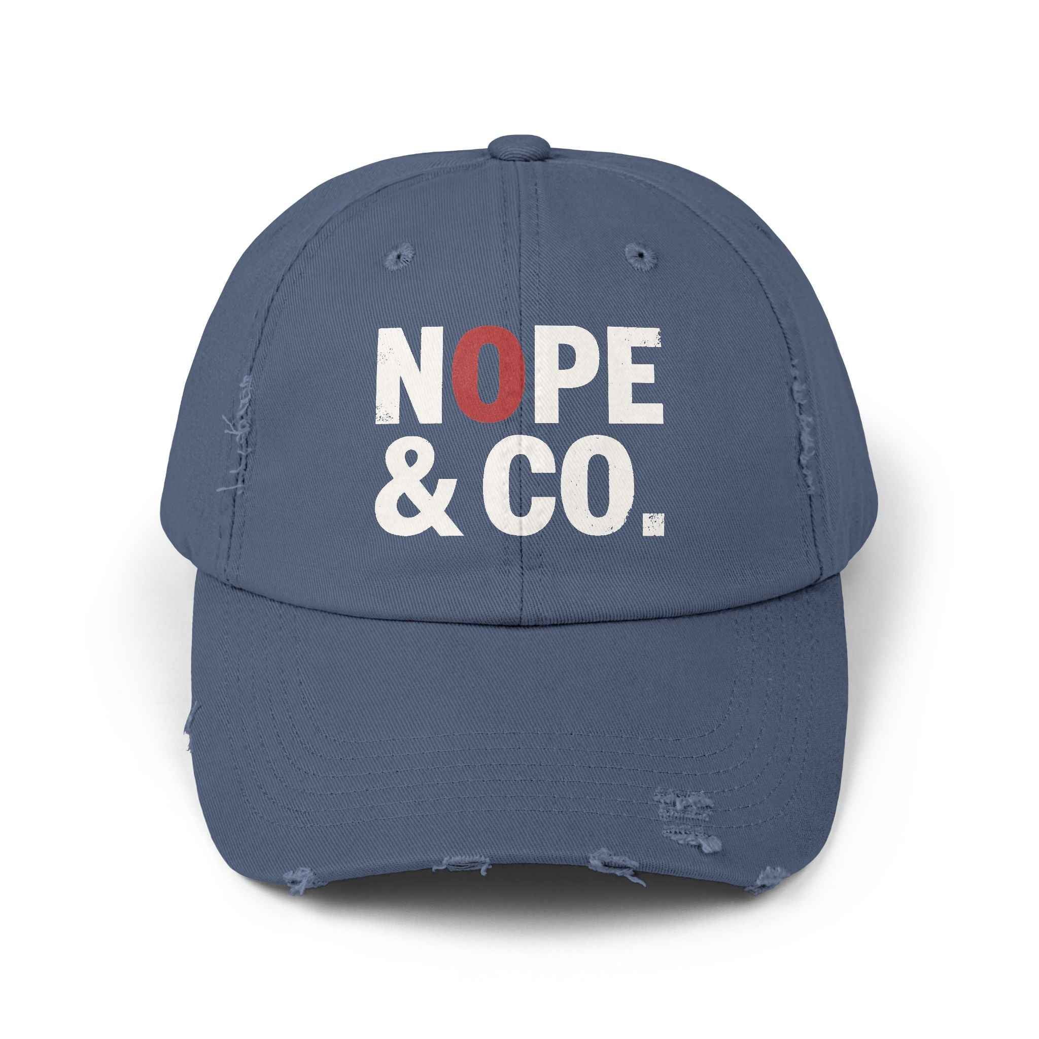 NOPE & CO. Distressed Cap