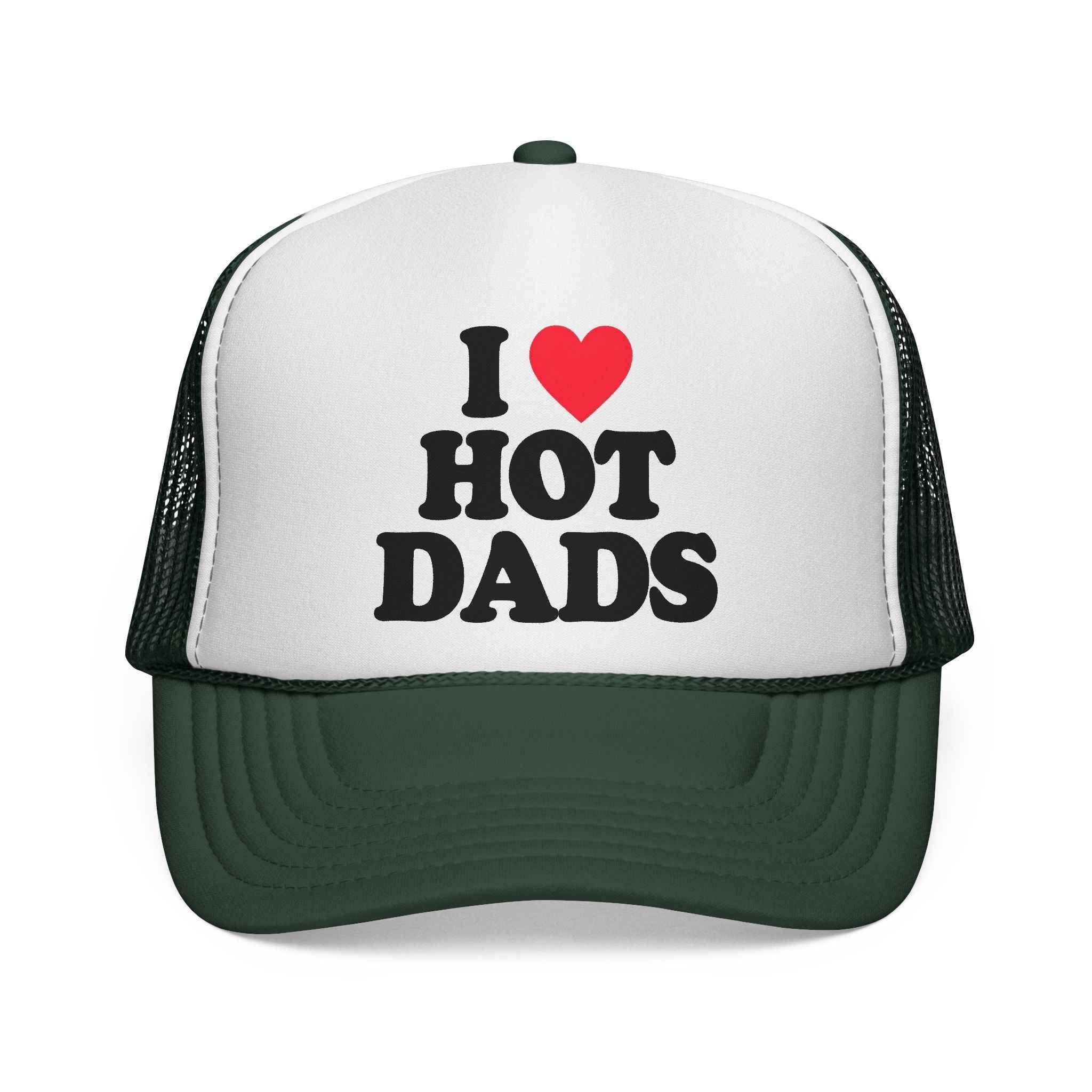 I ❤️ HOT DADS Trucker Hat