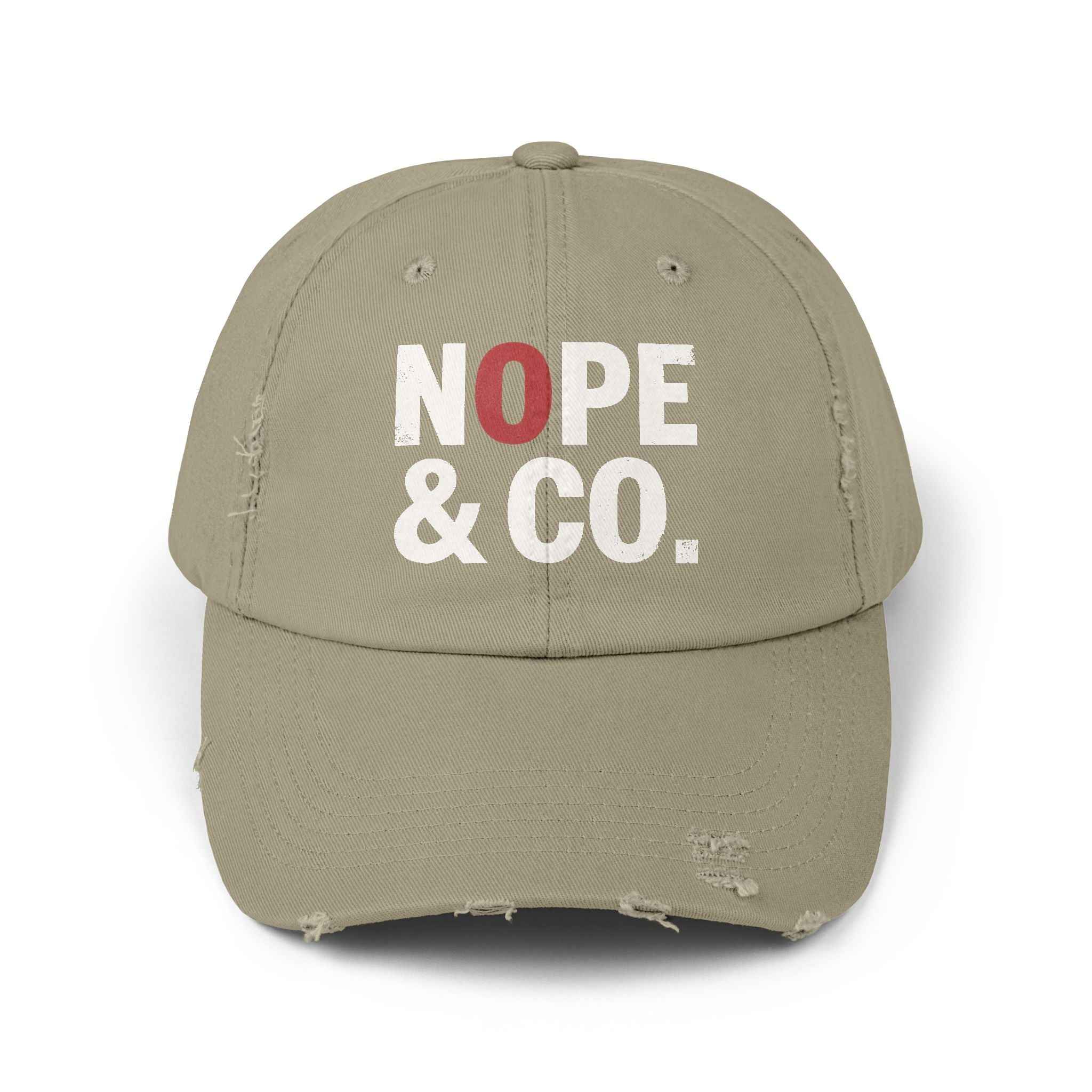 NOPE & CO. Distressed Cap