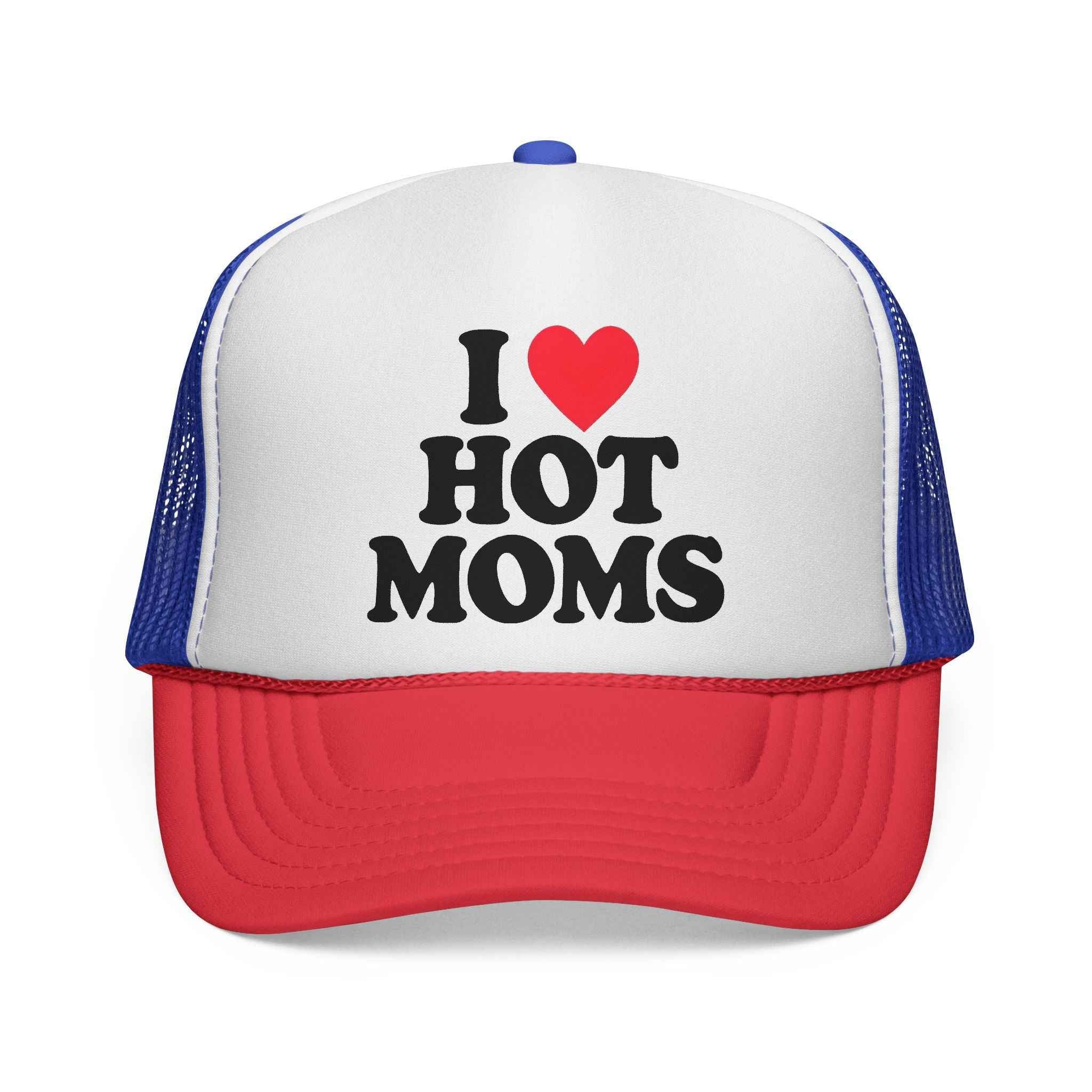I ❤️ HOT MOMS Trucker Cap