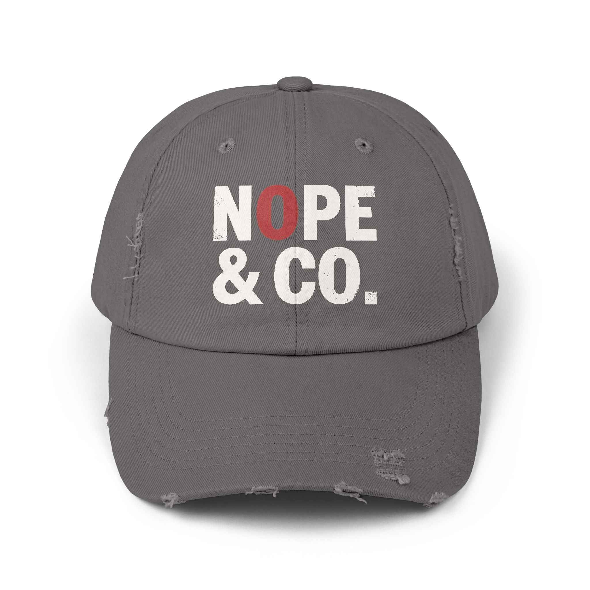 NOPE & CO. Distressed Cap