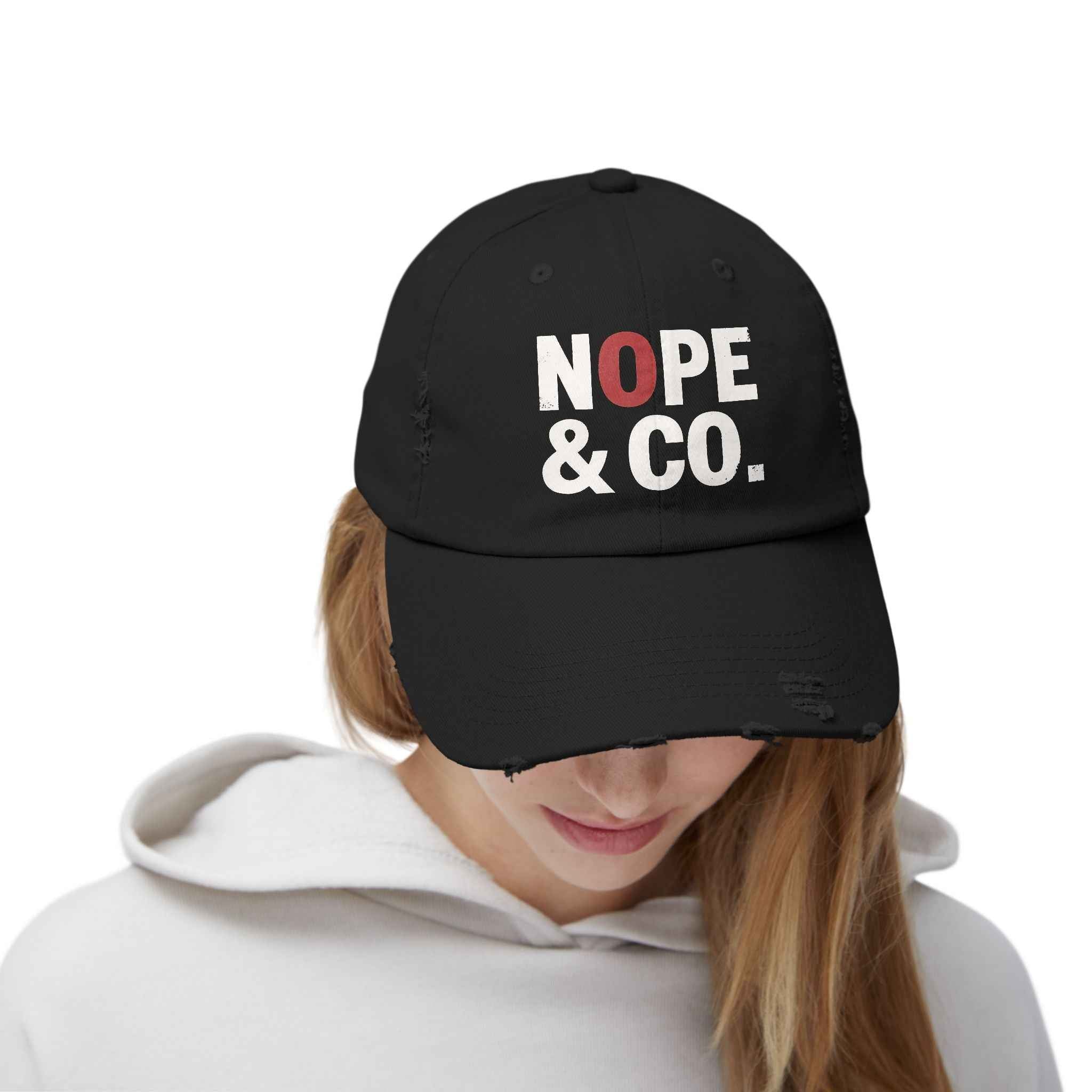 NOPE & CO. Distressed Cap