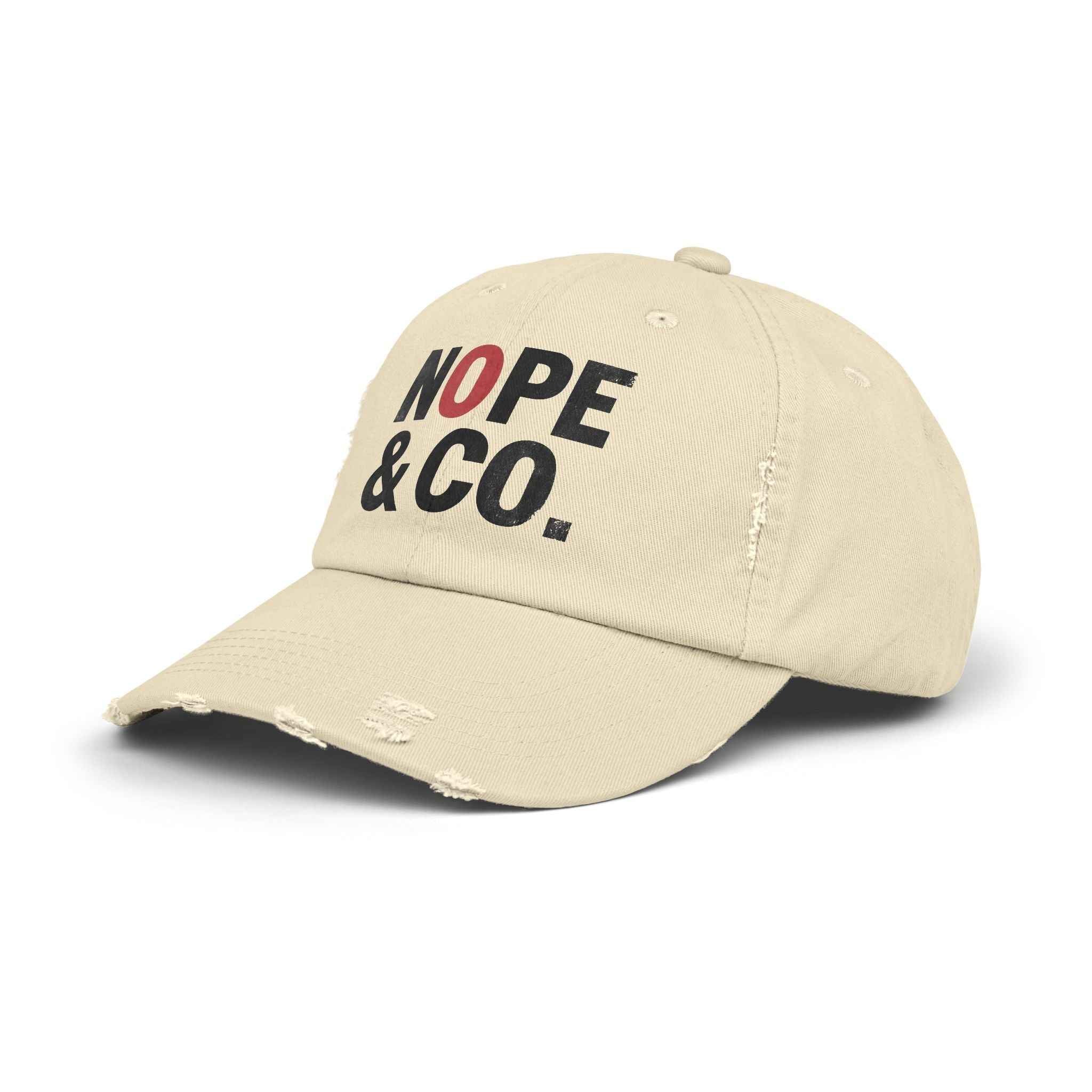NOPE & CO. Distressed Cap