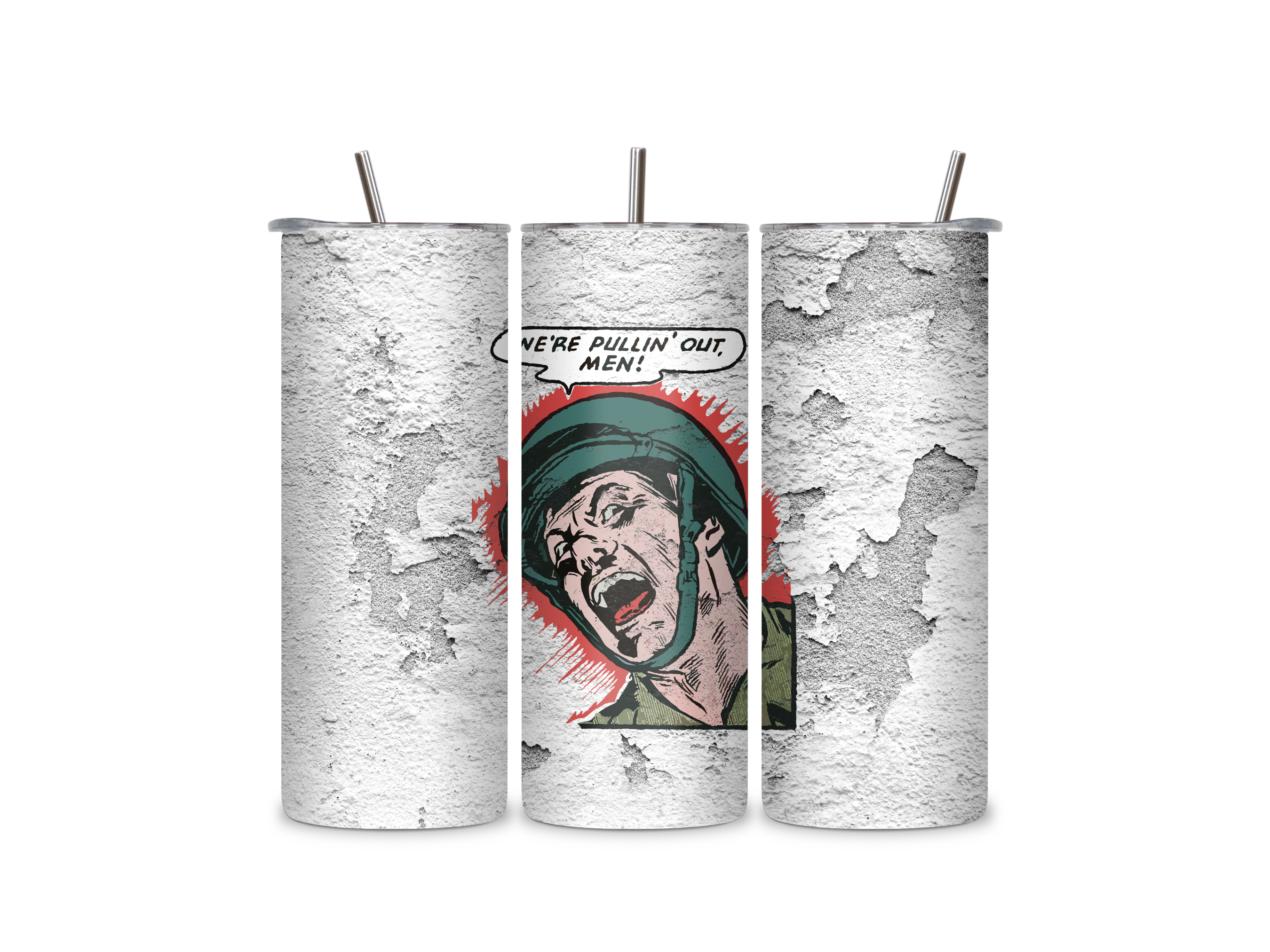 We’re Pullin’ Out, Men! Tumbler