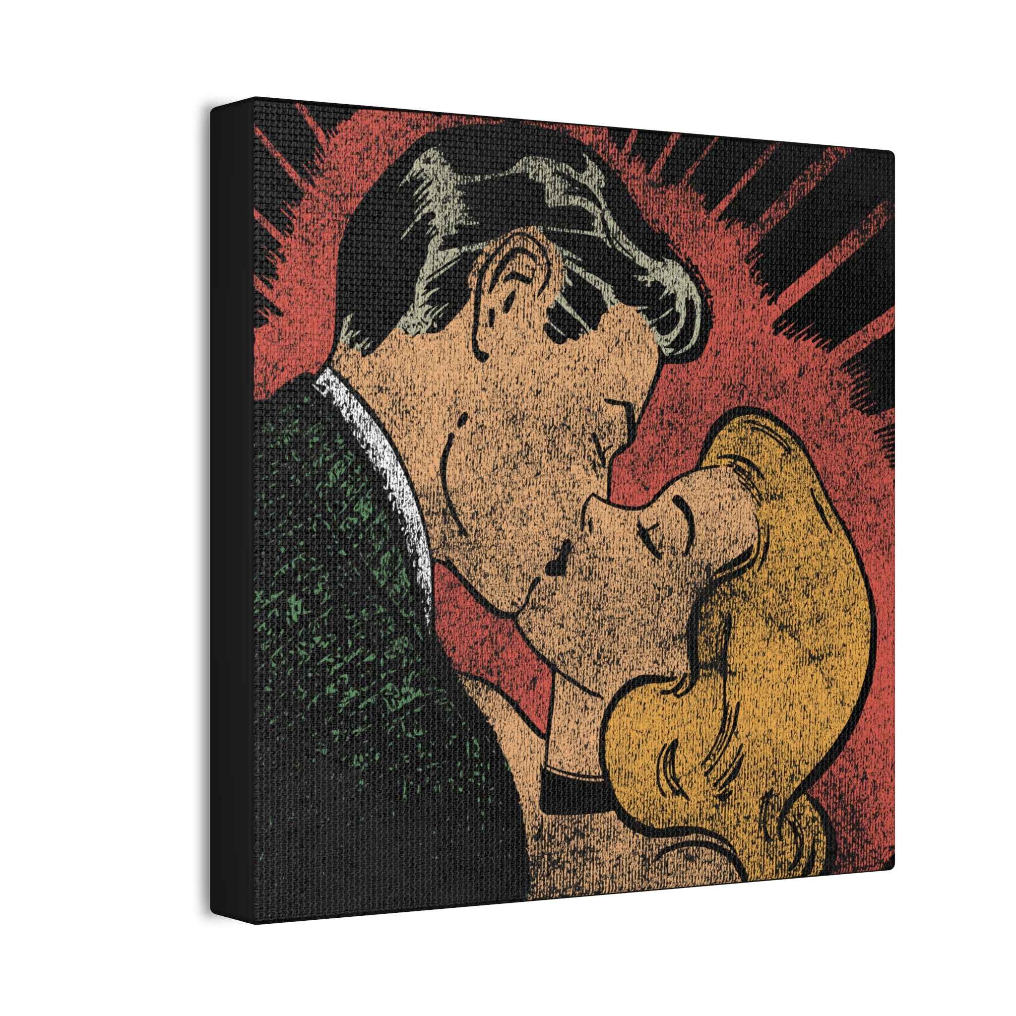 Kiss me you fool Canvas