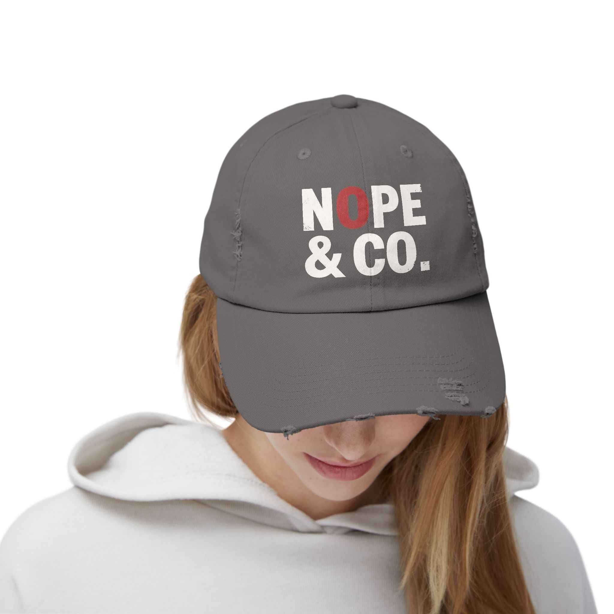 NOPE & CO. Distressed Cap