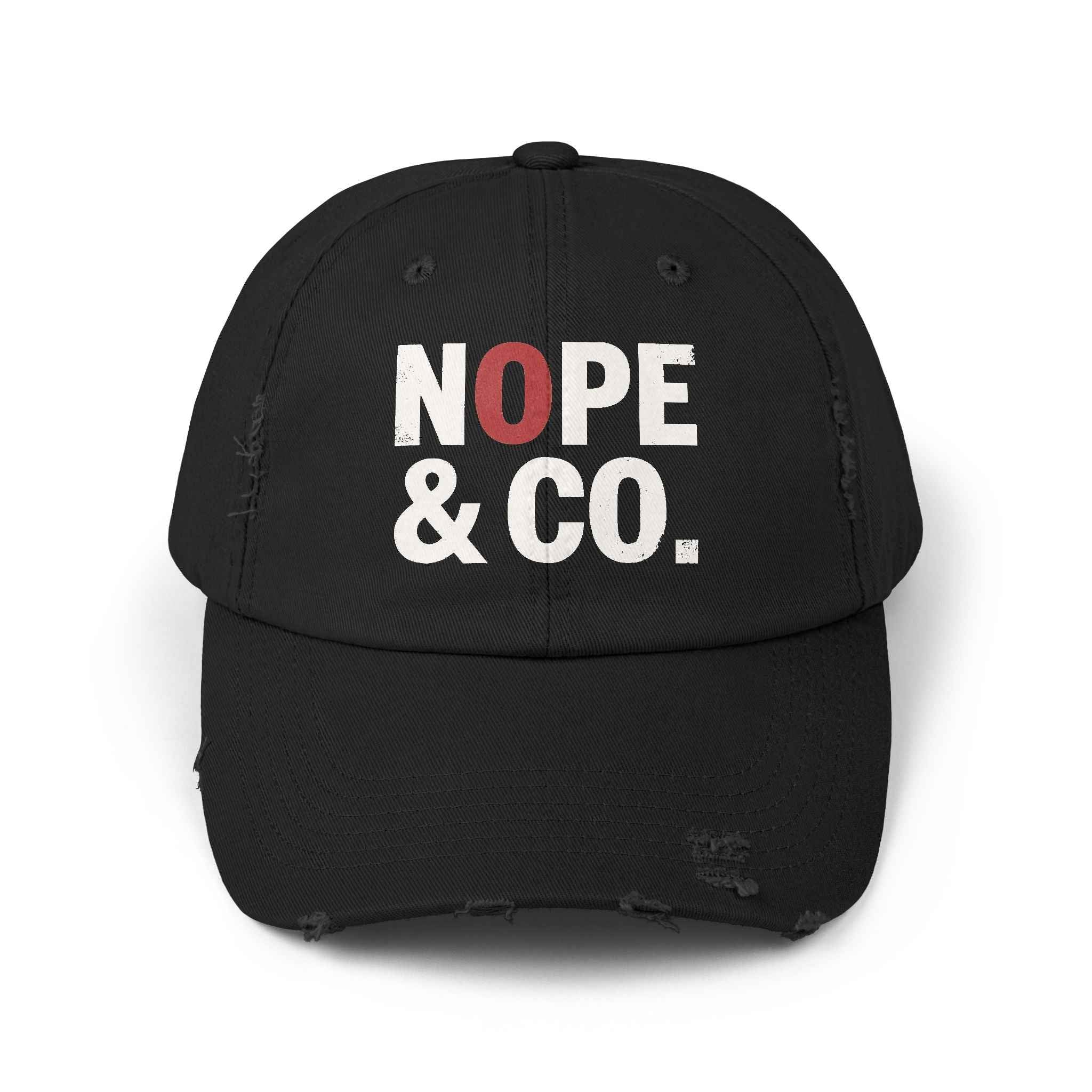 NOPE & CO. Distressed Cap