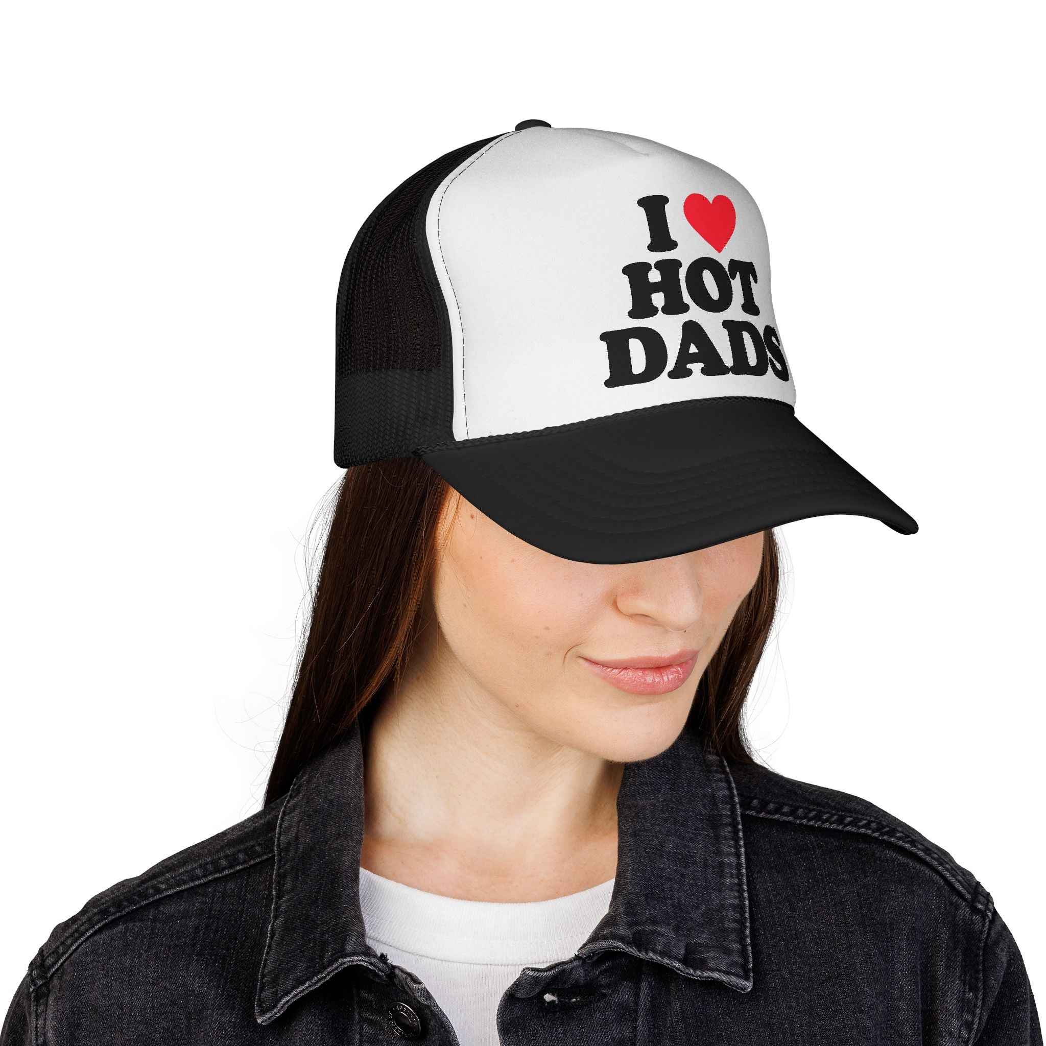 I ❤️ HOT DADS Trucker Hat