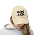 NOPE & CO. Distressed Cap