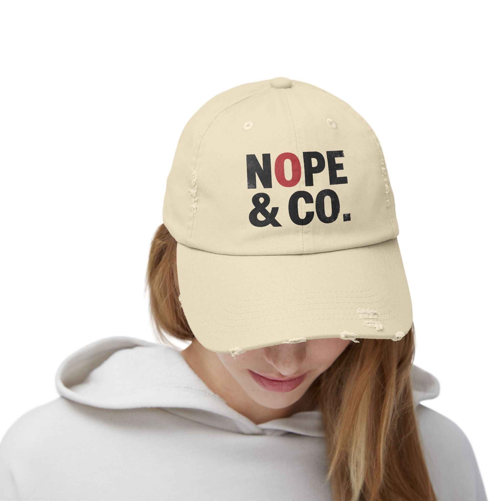 NOPE & CO. Distressed Cap