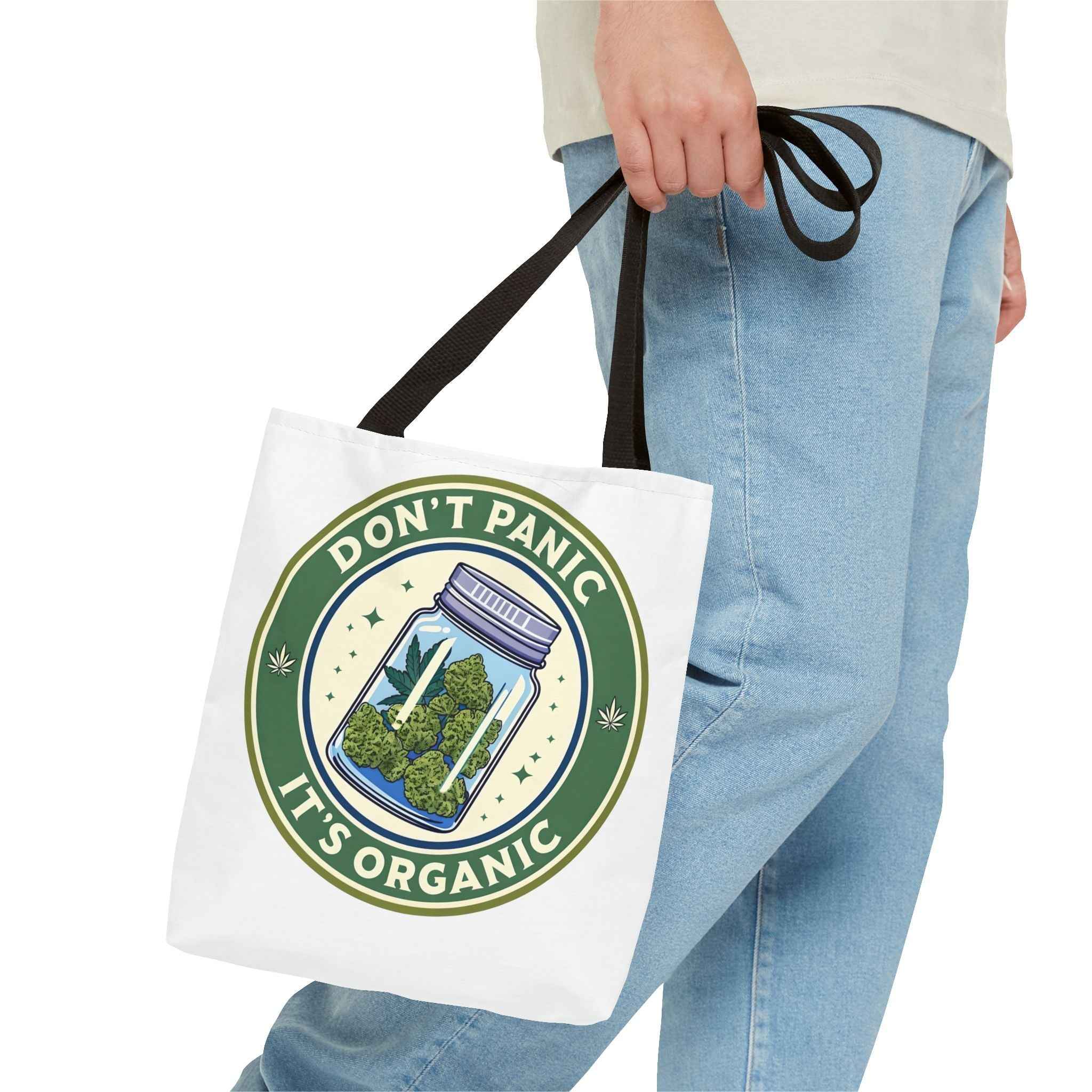 Don’t Panic Tote — Organic Mayhem Edition