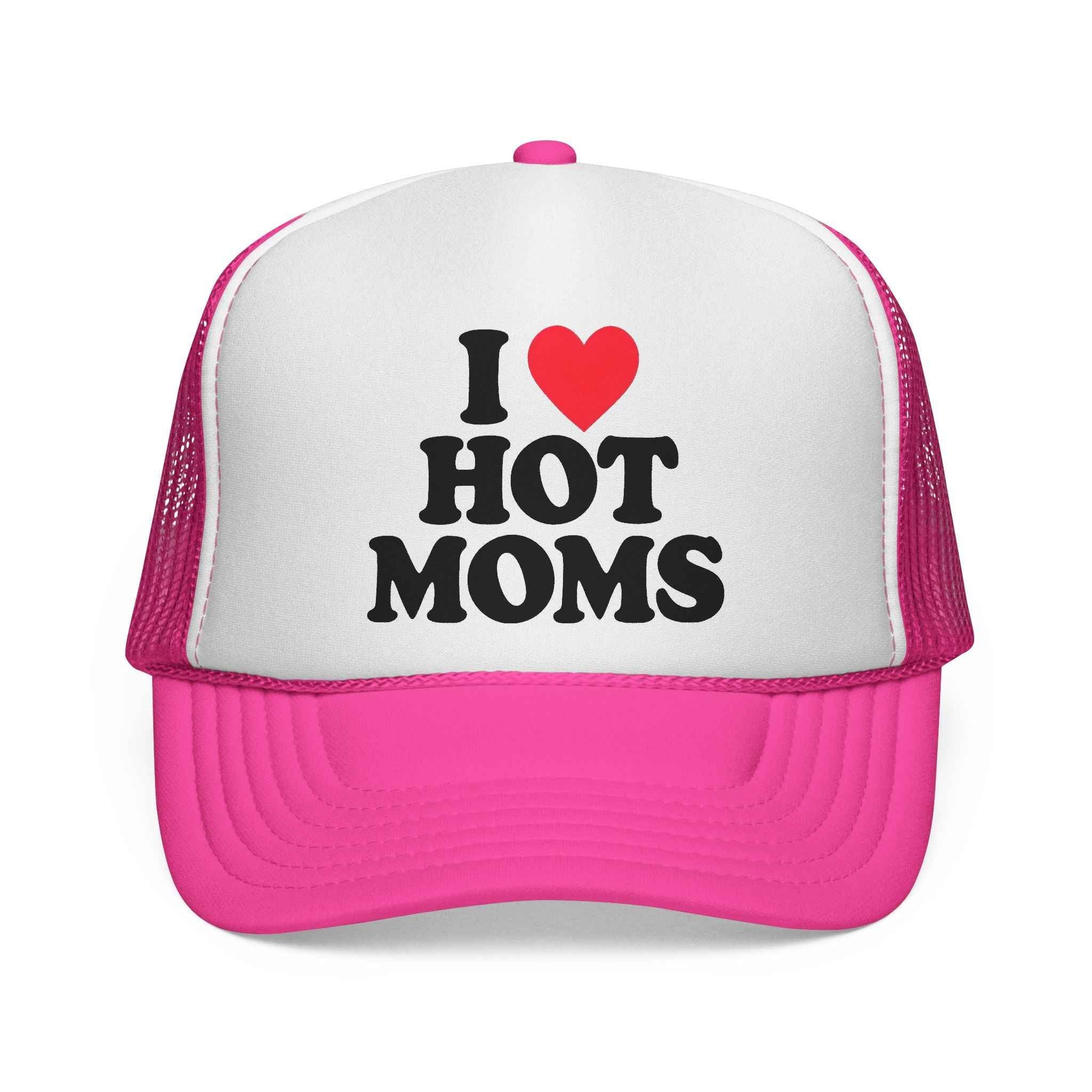 I ❤️ HOT MOMS Trucker Cap