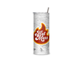 Hot Mess full-wrap insulated tumbler featuring white script inside a red and orange flame graphic on a weathered concrete-style background.